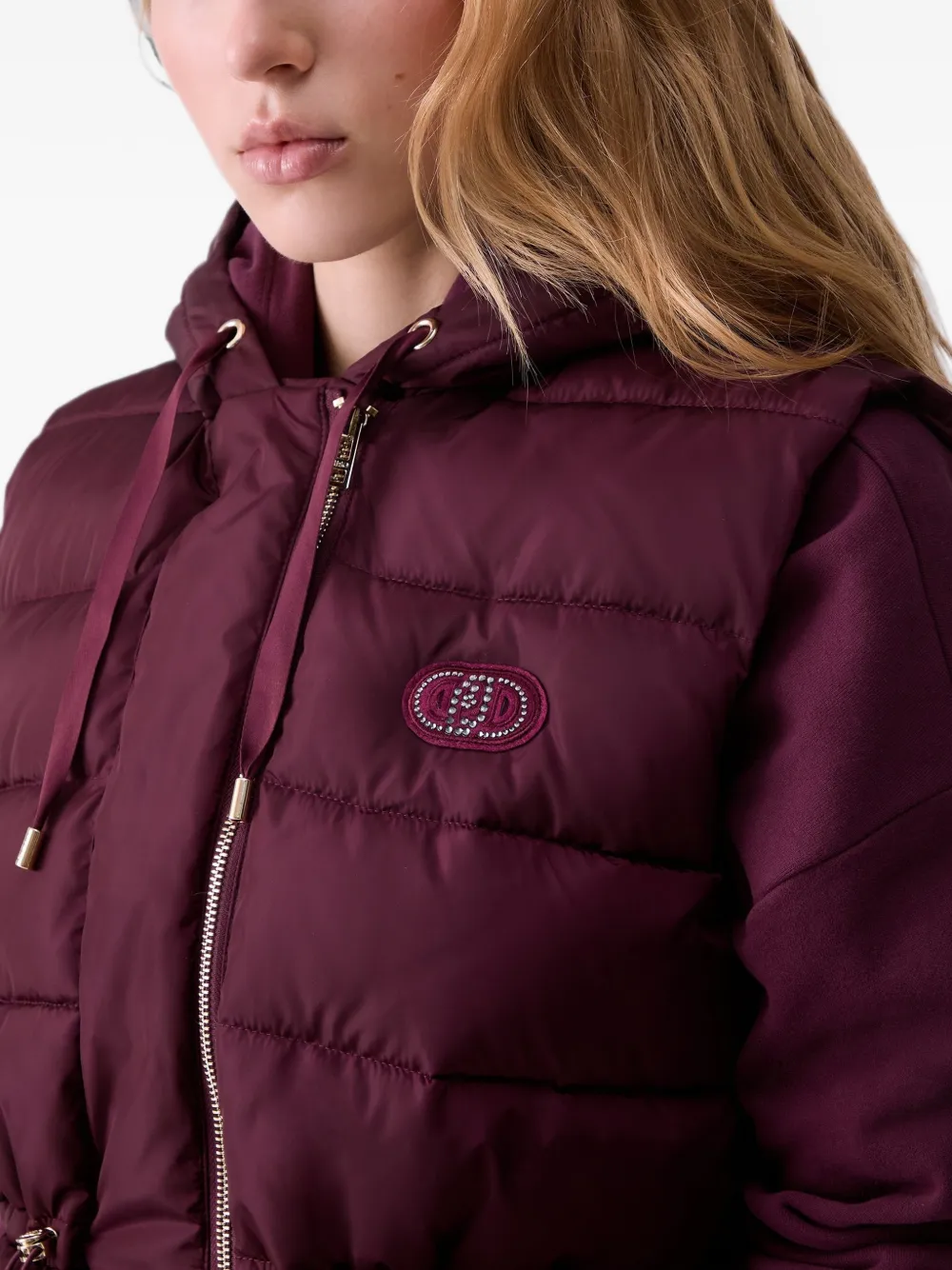 LIU JO Gewatteerd nylon jack Paars