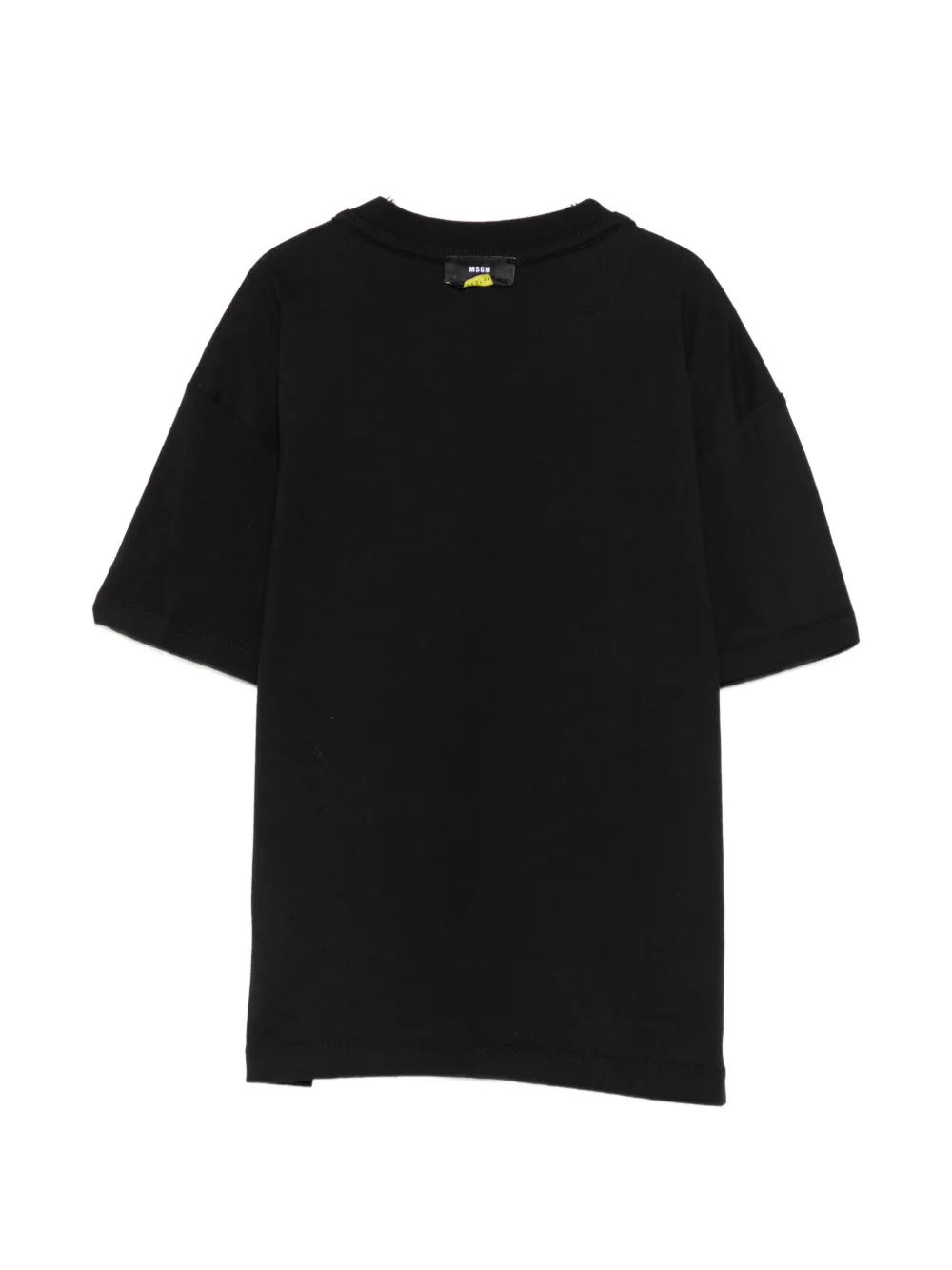 MSGM Kids logo-print short-sleeve T-shirt Zwart