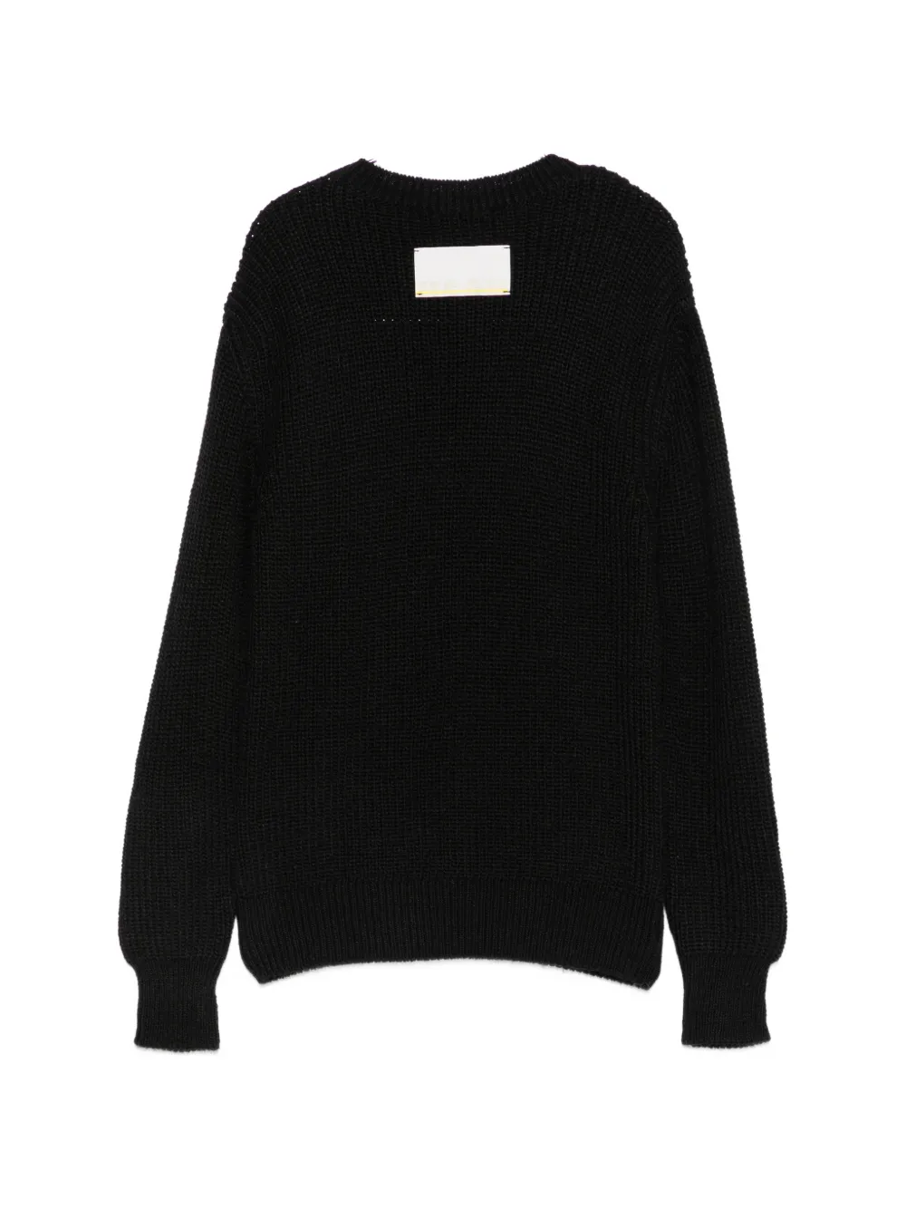MSGM Kids logo-embroidered sweater Zwart