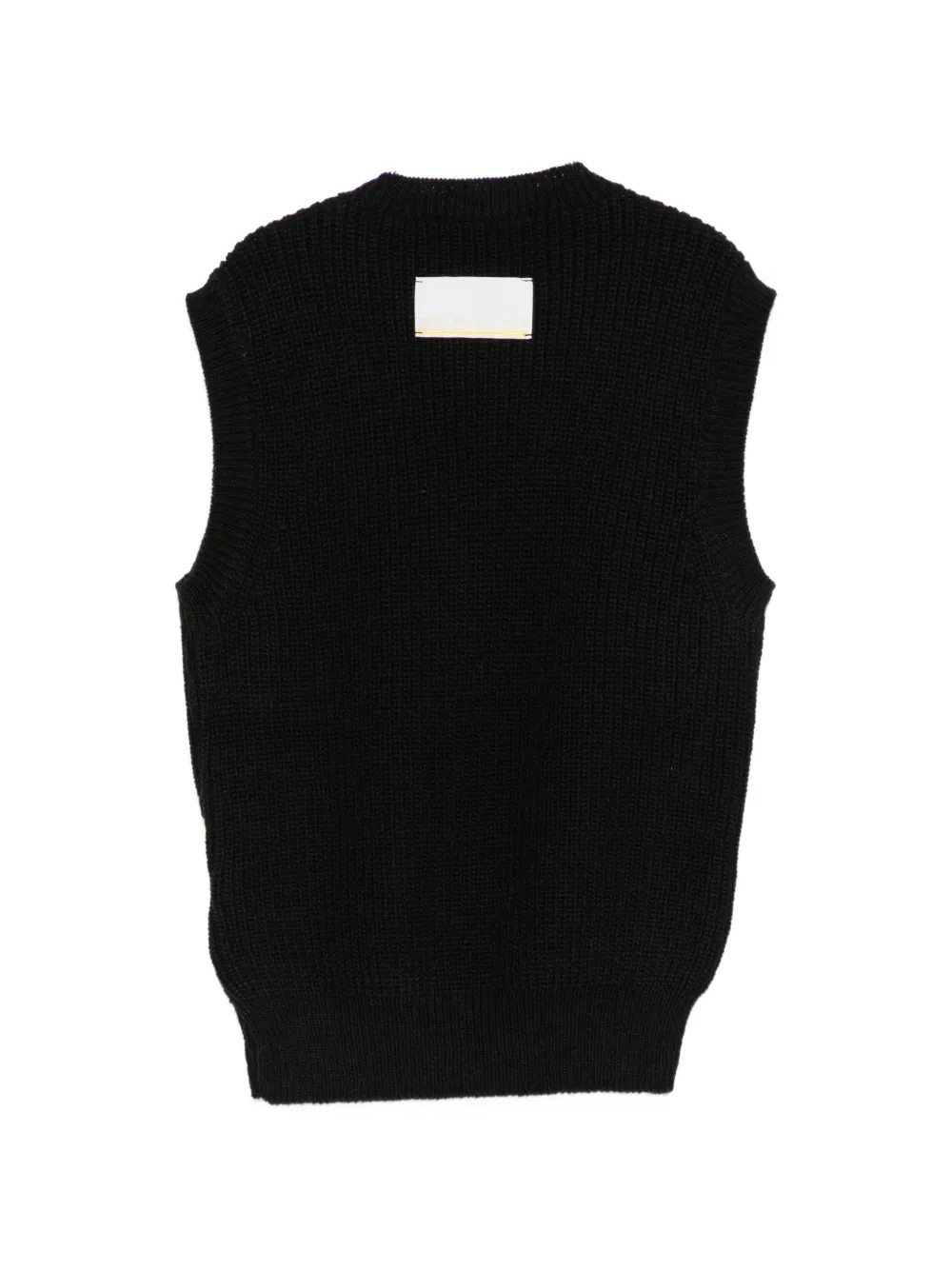 MSGM Kids Top met geborduurd logo Zwart