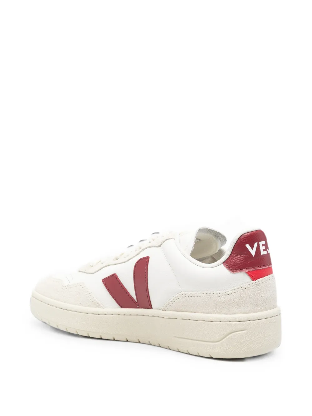 VEJA V-90 leather sneakers Beige