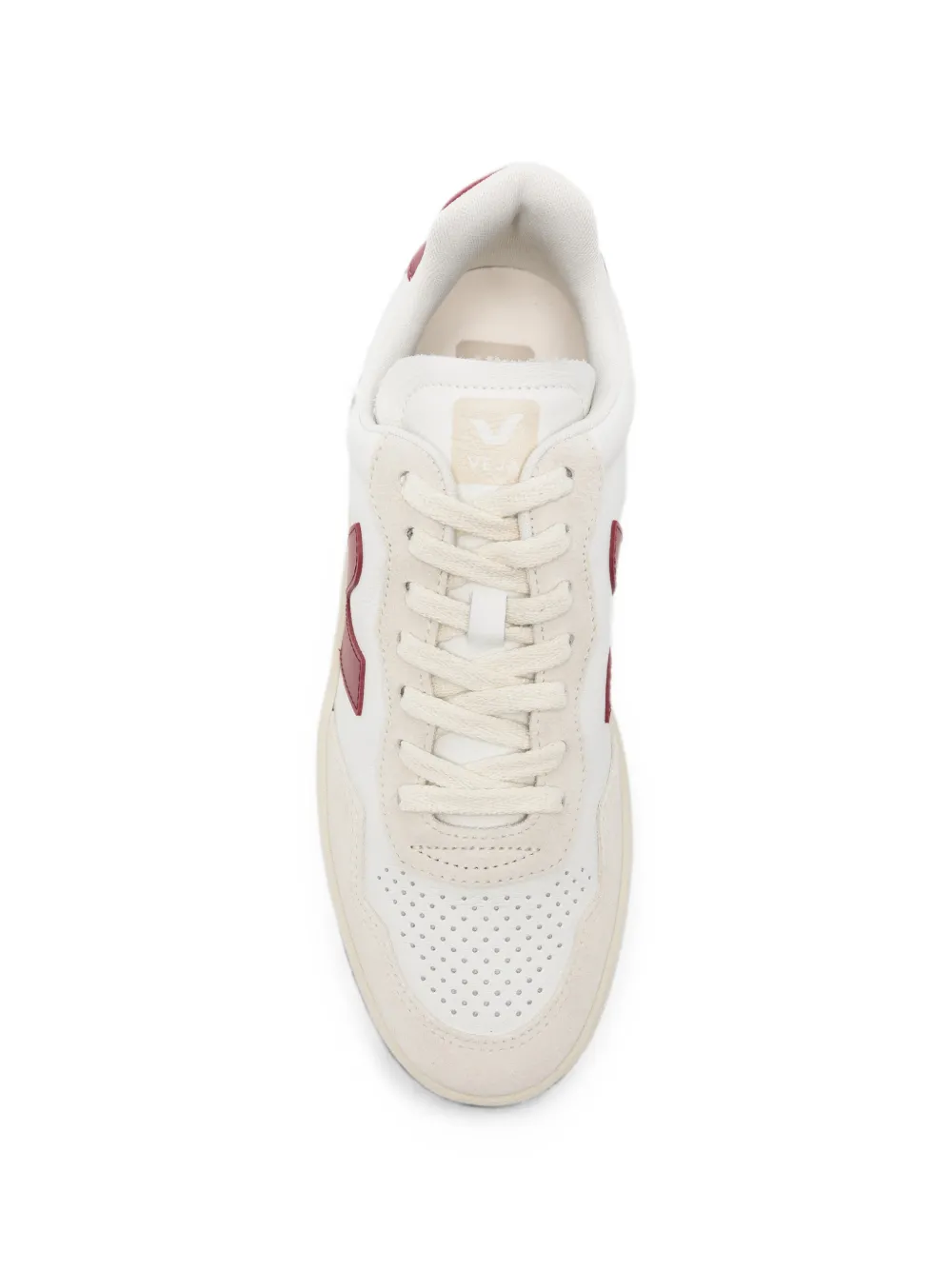 VEJA V-90 leather sneakers Beige