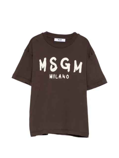 MSGM Kids T-Shirt mit Logo-Print
