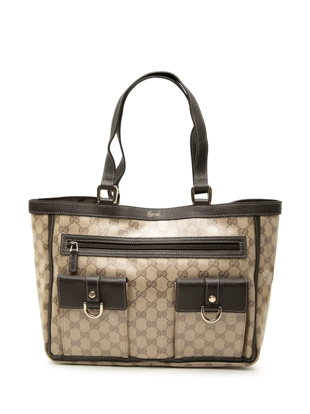 Gucci Pre-Owned 2000-2015 GG Crystal Abbey D Ring tote bag - Neutrals