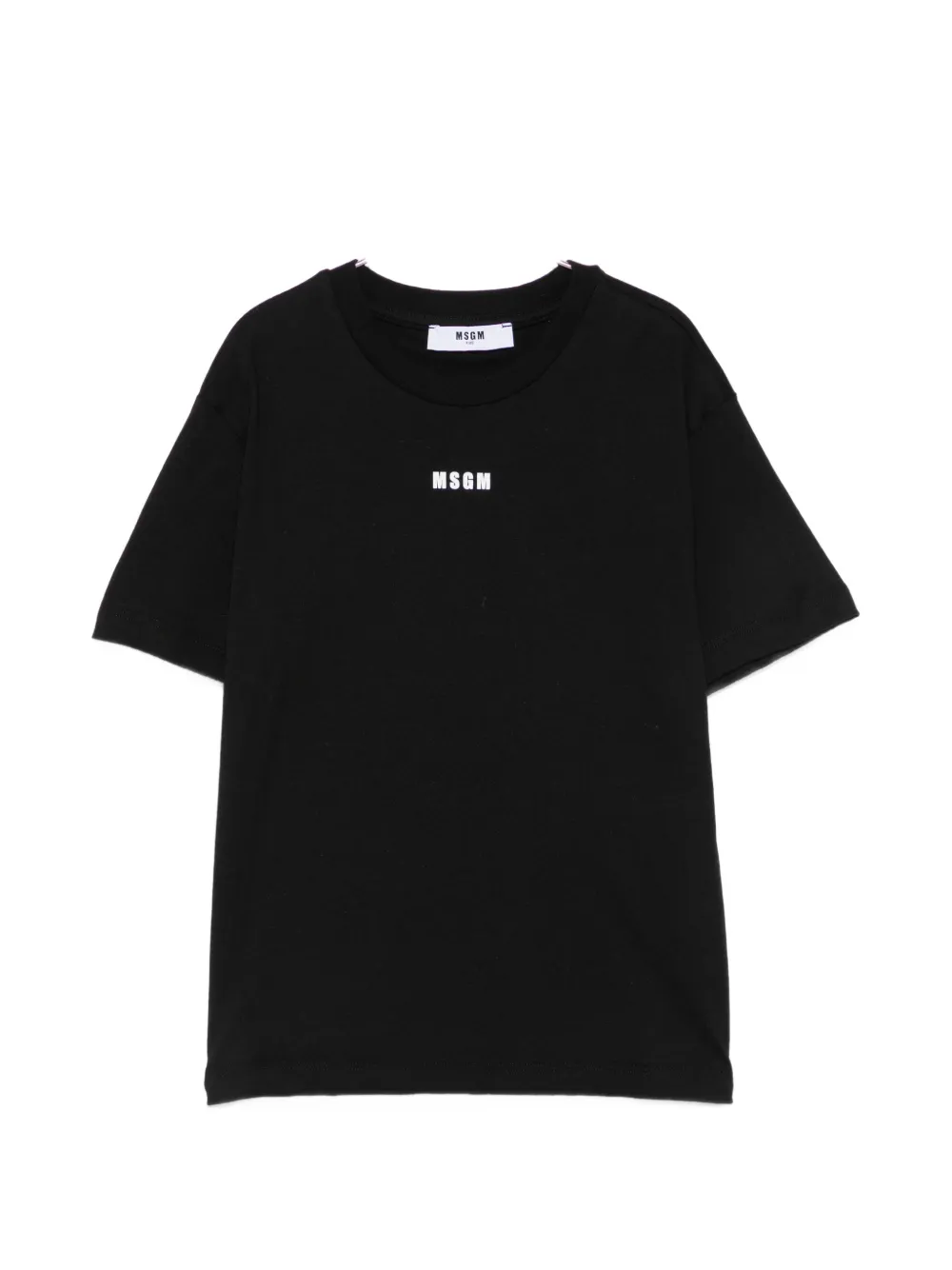 MSGM Kids logo-print T-shirt - Nero