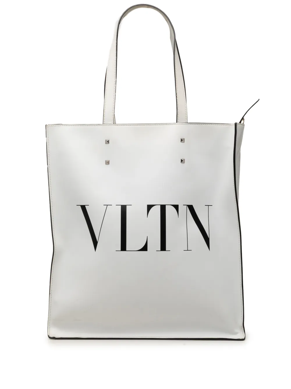 Valentino Garavani Pre-Owned Borsa a tracolla Rockstud VLTN in pelle 2018-2026 - Bianco