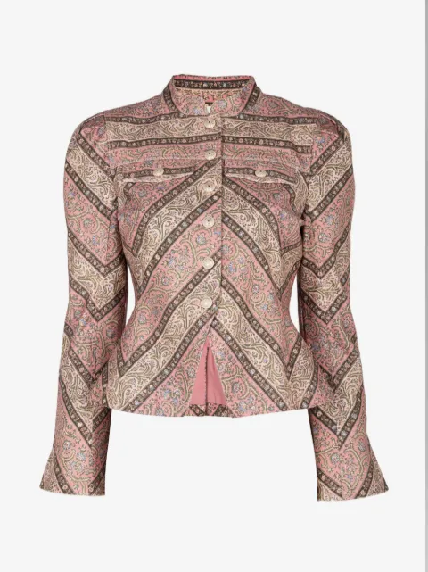 Cinq A Sept Avril paisley-print jacket