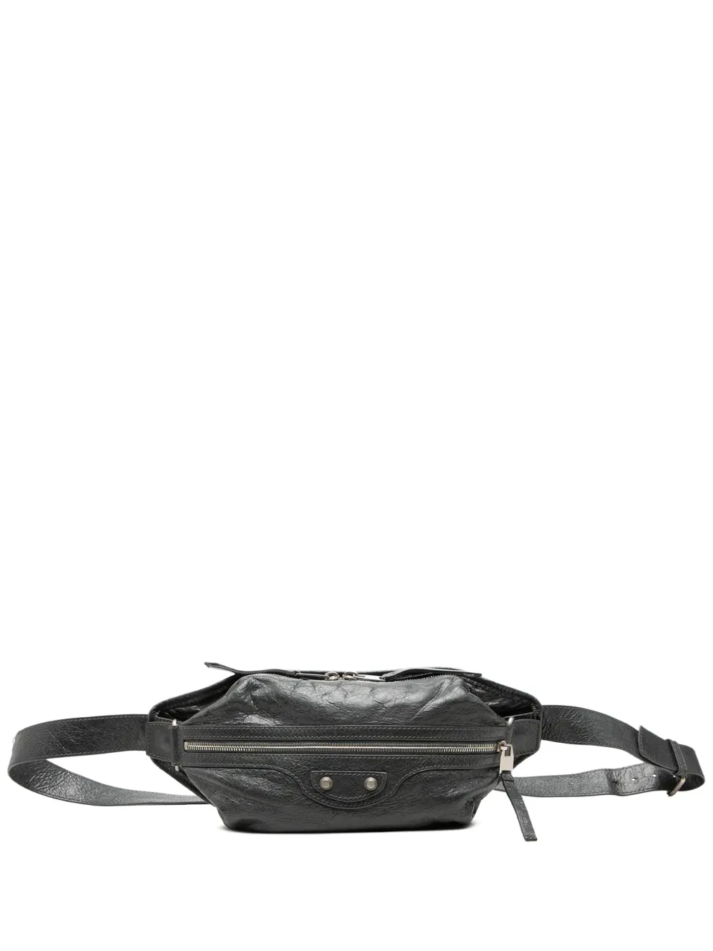 Balenciaga Pre-Owned 2021 Lambskin Motocross Classic Neo Lift belt bag - Black