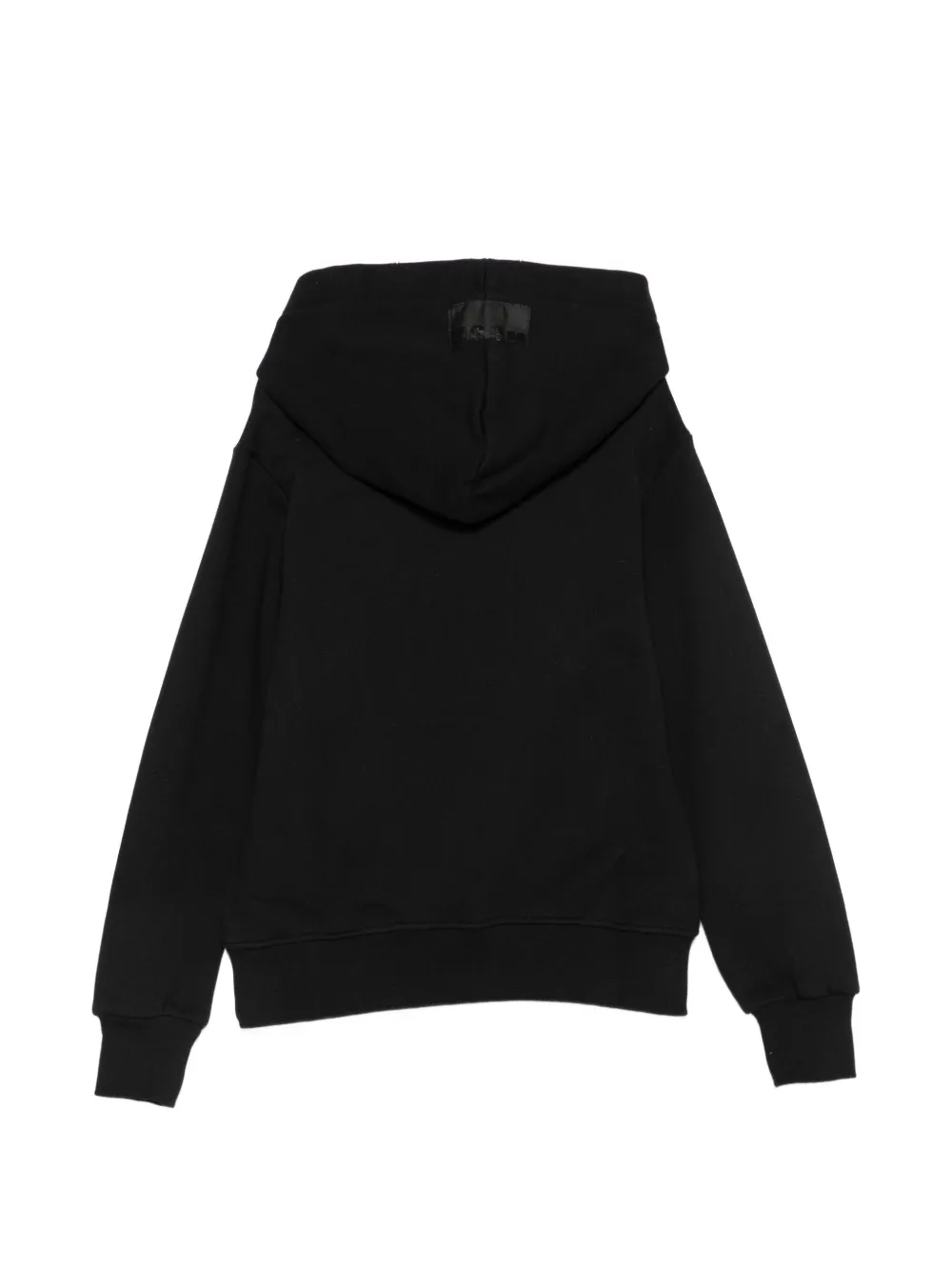 MSGM Kids Hoodie met logopatch Zwart