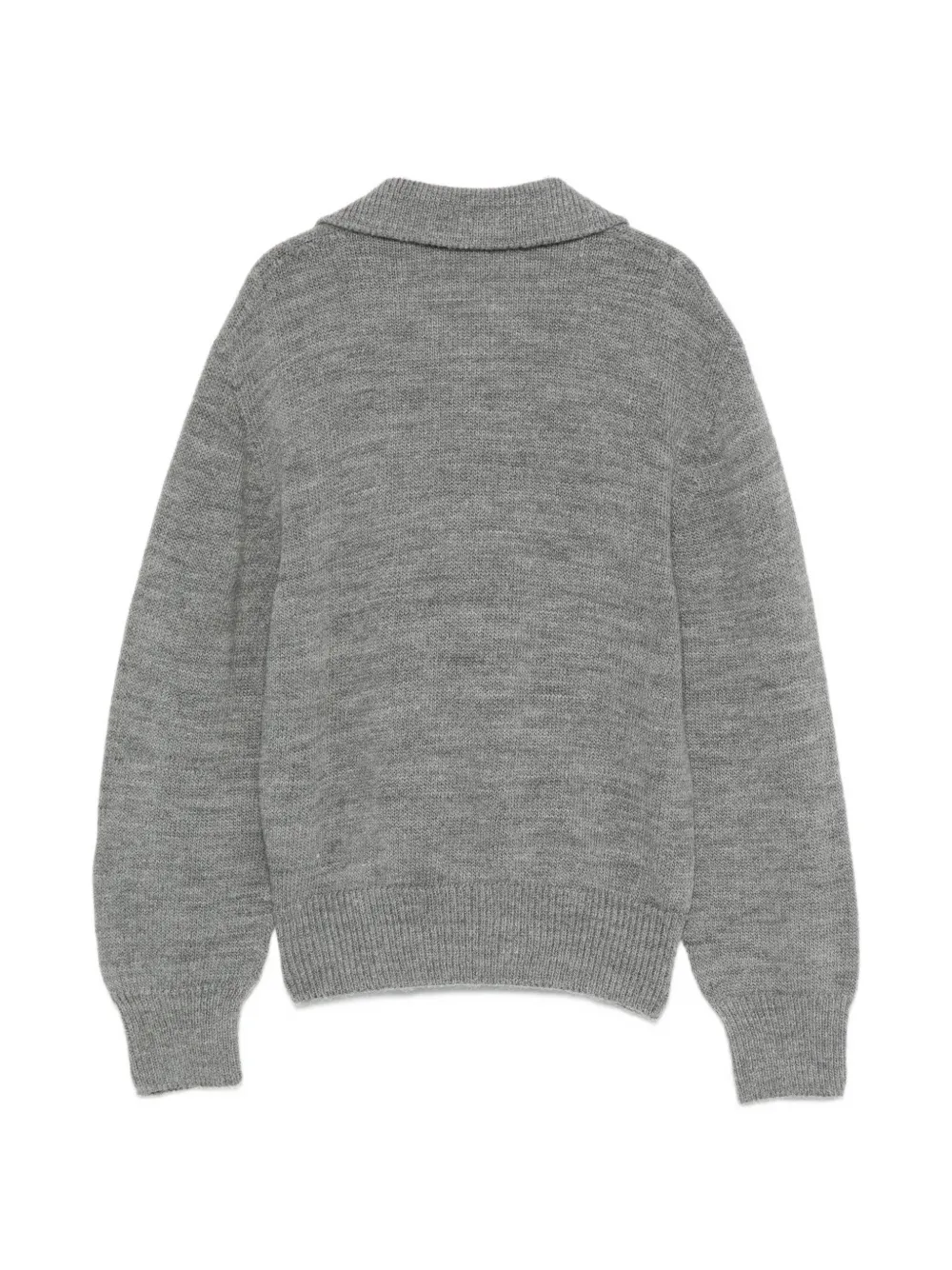 MSGM Kids Trui met geborduurd logo Grijs