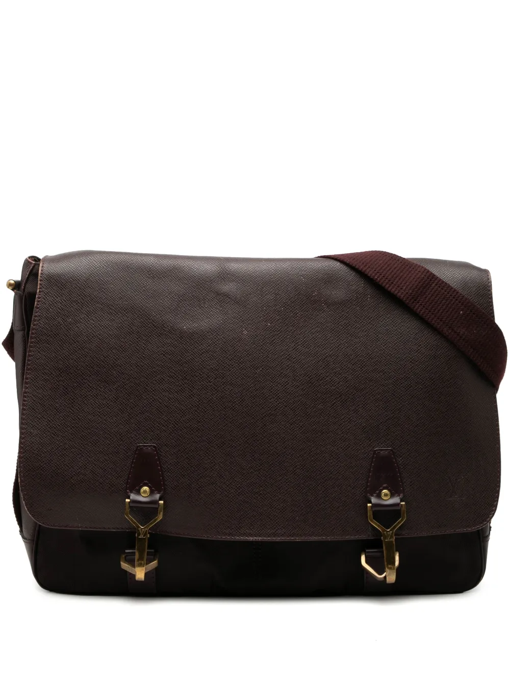 Louis Vuitton Pre-Owned Borsa a tracolla Dersou in pelle Taïga 1999 - Rosso