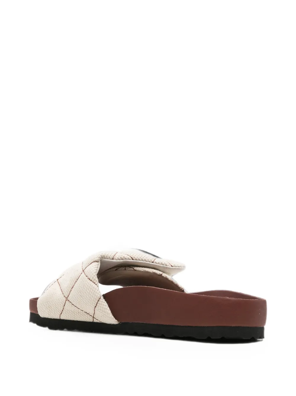 BIRKENSTOCK 1774 quilted canvas sandals Beige