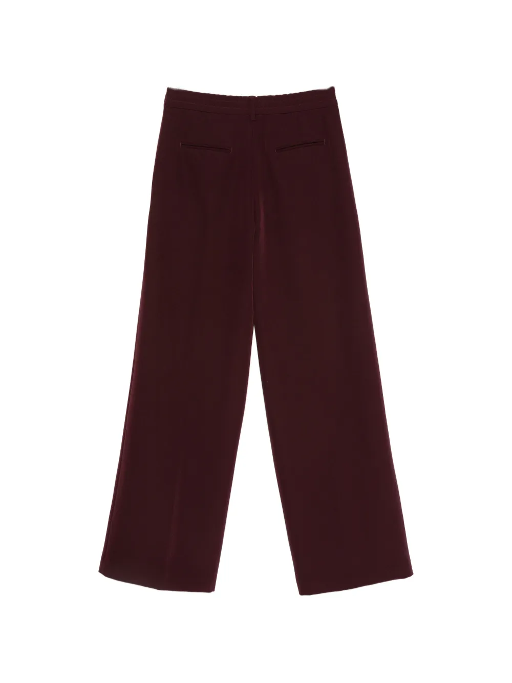 PT Torino Pantalon met wijde pijpen Rood
