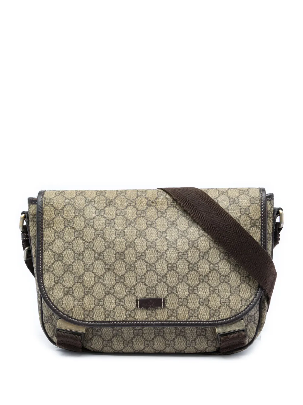 Gucci Pre-Owned 2016-2026 GG Supreme Umhängetasche - Nude