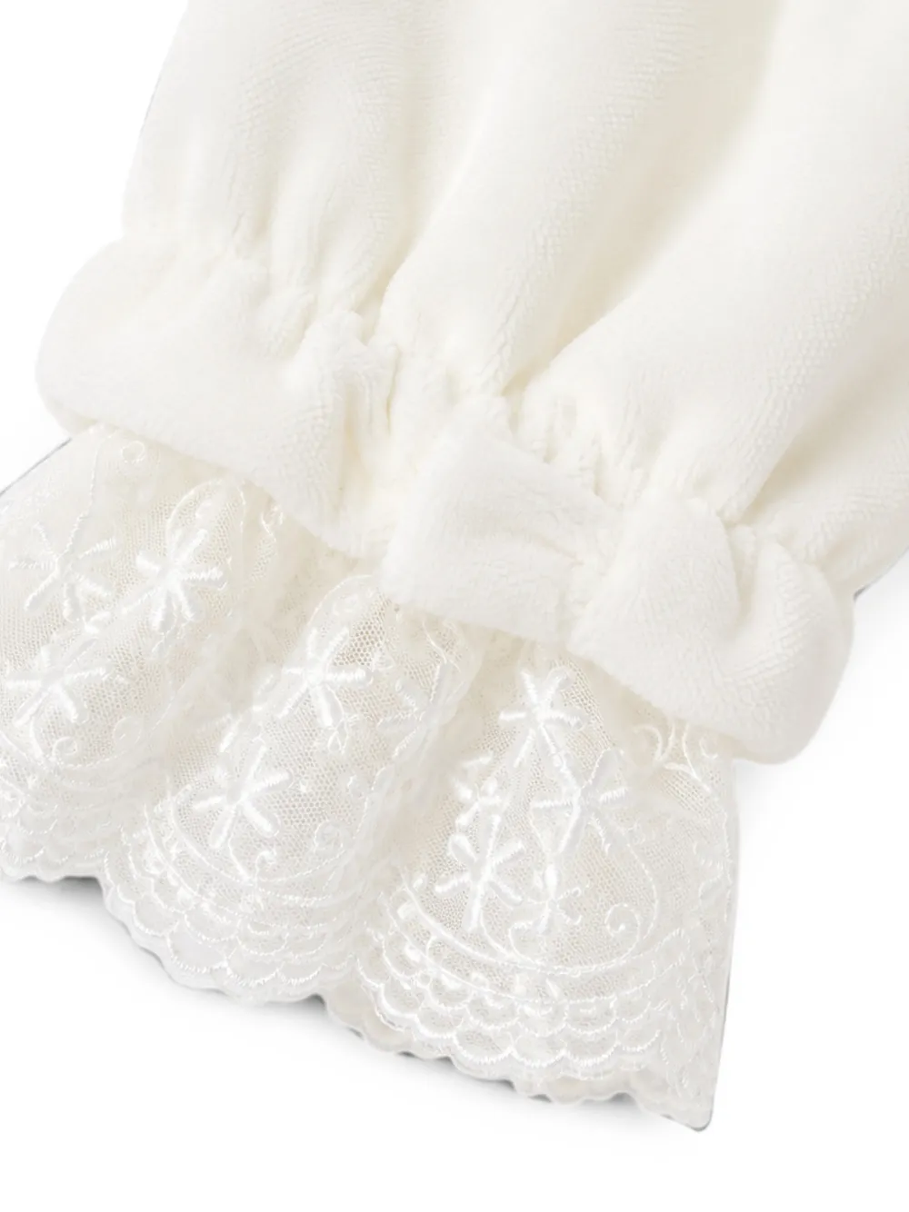 NANAN lace-collar pyjamas Wit