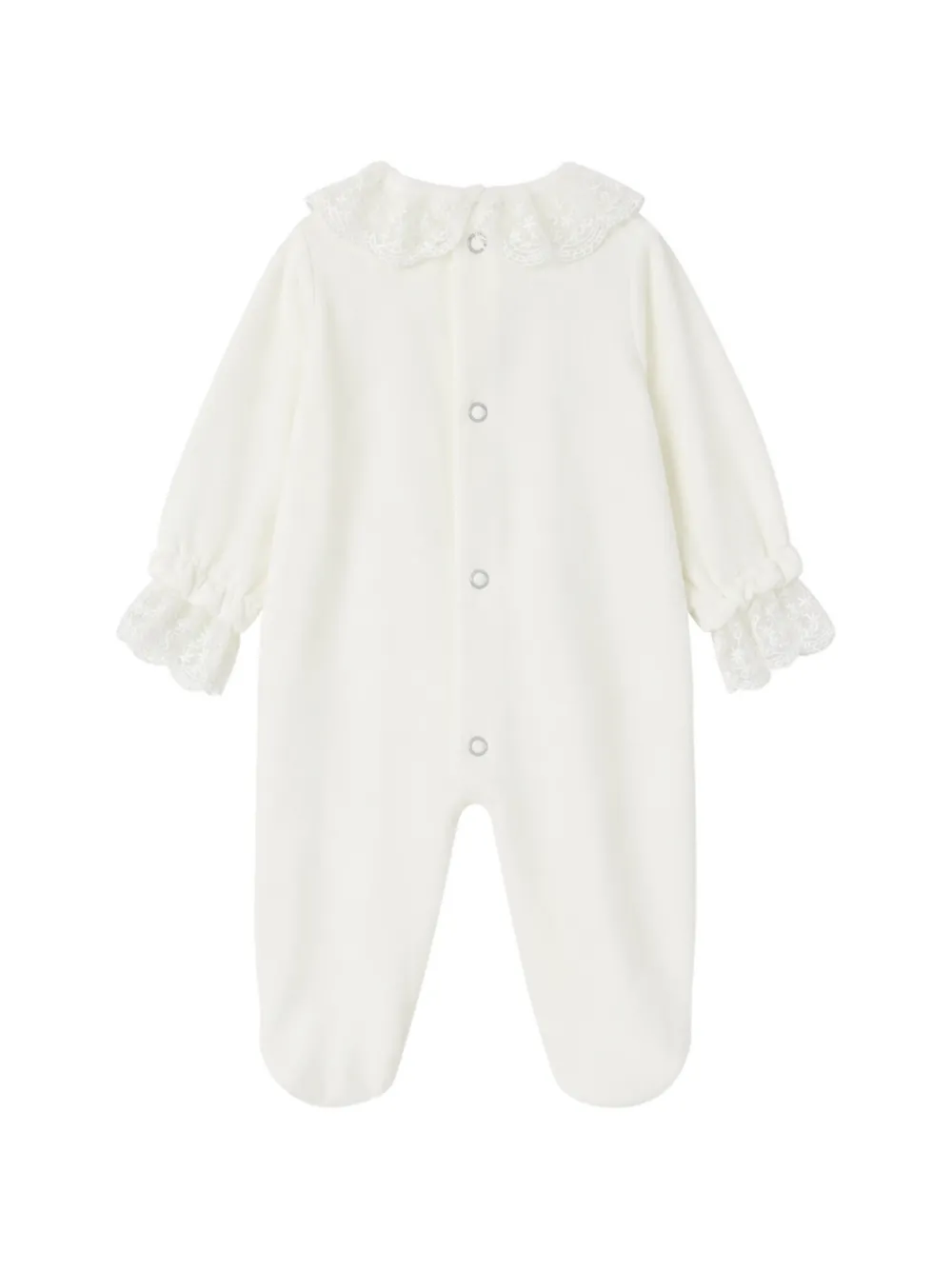 NANAN lace-collar pyjamas Wit