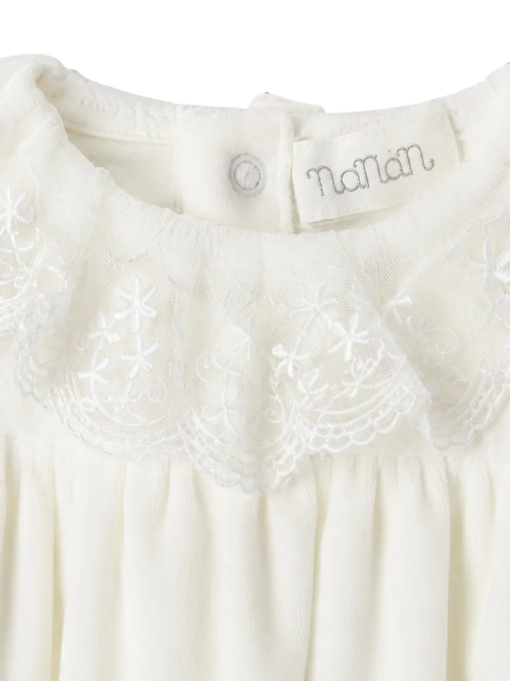 NANAN lace-collar pyjamas Wit