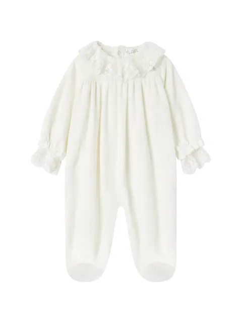 NANAN pijama con cuello de encaje