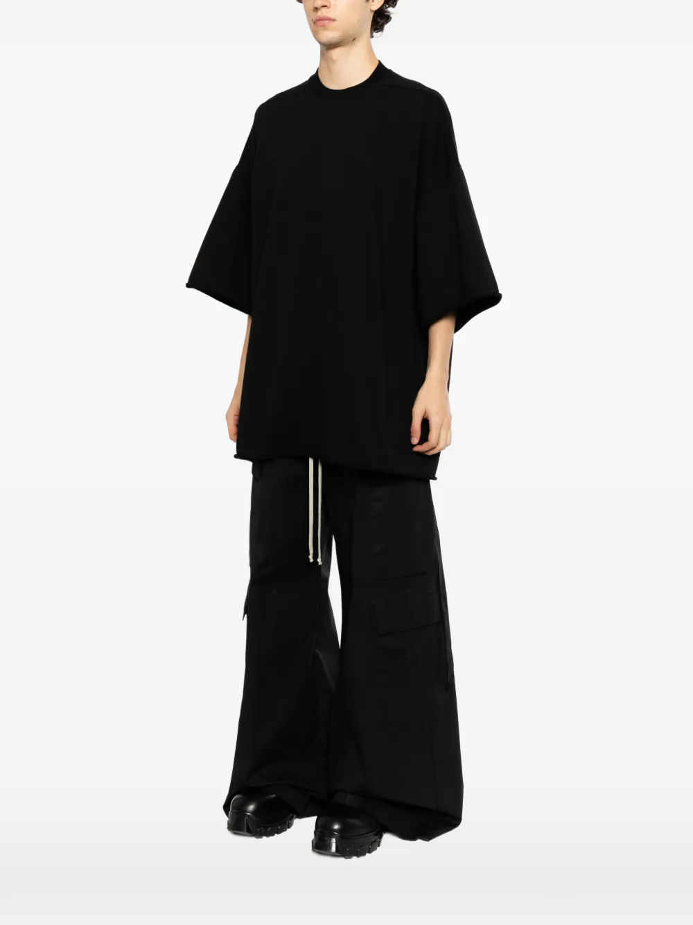 Rick Owens DRKSHDW Tommy T-shirt Zwart
