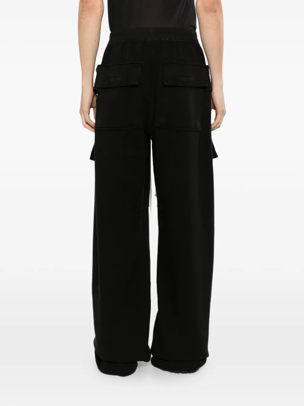 Rick Owens DRKSHDW Creatch wide-leg cargo pants Zwart