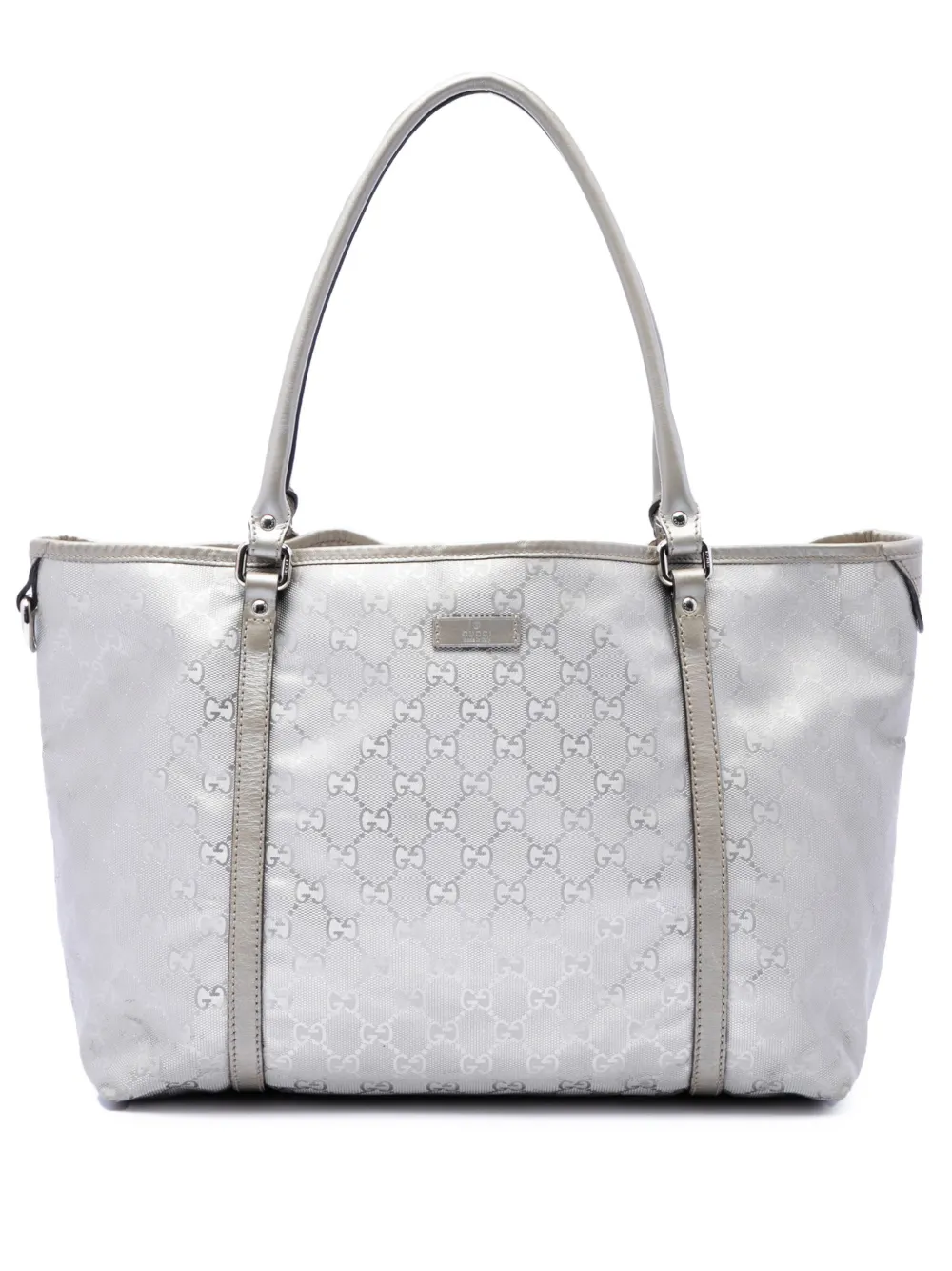 Gucci Pre-Owned 2016-2026 Medium GG Imprime Joy tote bag - Silver