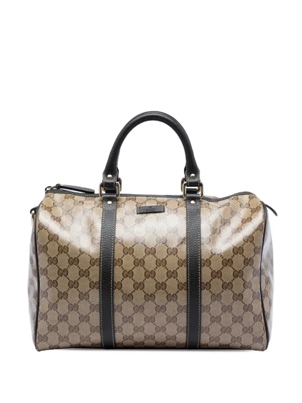 Gucci Pre-Owned 2016-2026 ミディアム GG クリスタル ジョイ ボストン 