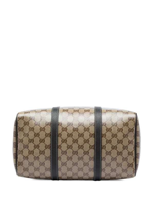 Gucci Pre-Owned 2016-2026 ミディアム GG クリスタル ジョイ ボストン