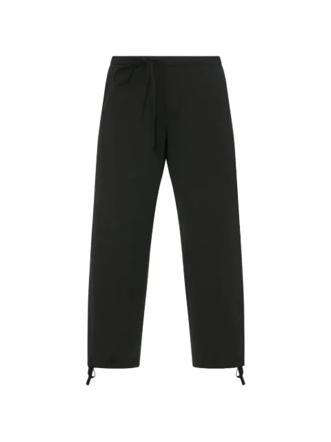 6397 drawstring-ankle wool-twill trousers