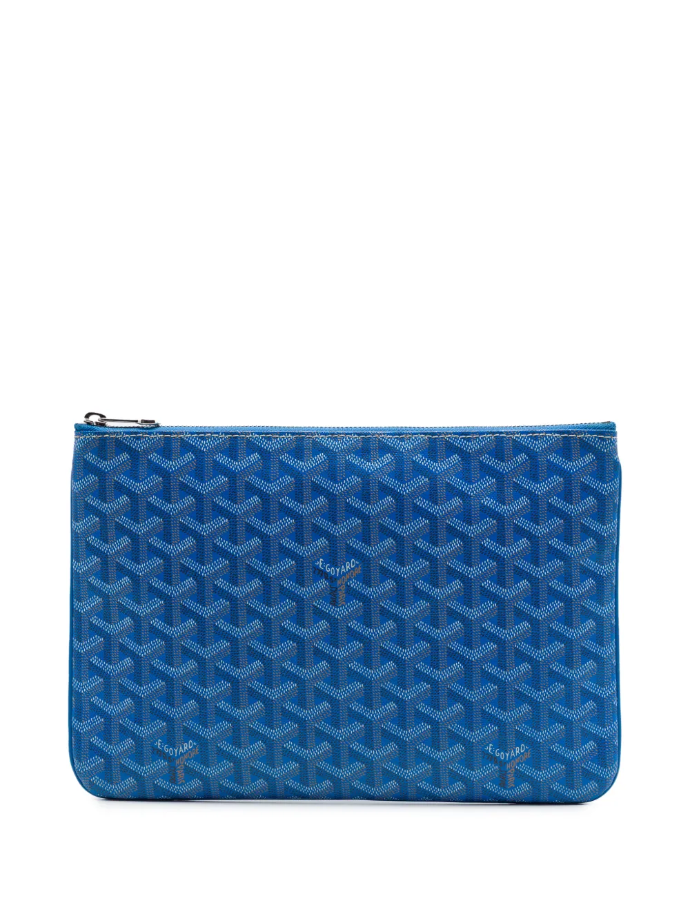 Goyard Pre-Owned 2015 Goyardine Senat MM Clutch - Blau