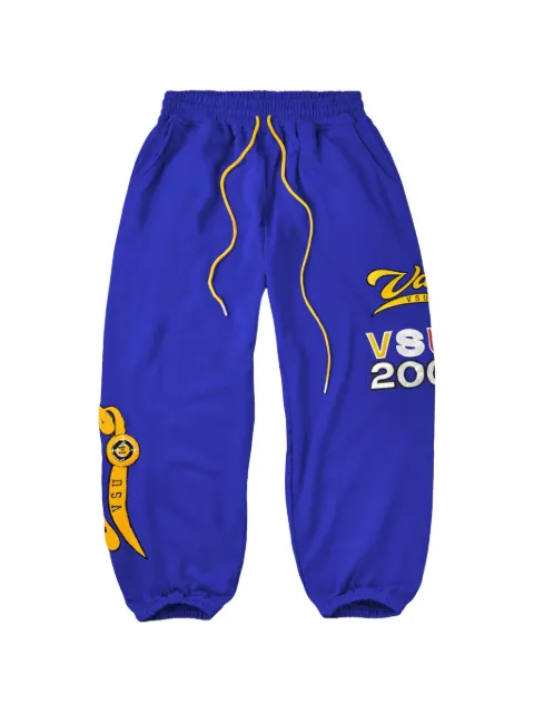Vale Forever Public graphic-print drawstring track pants