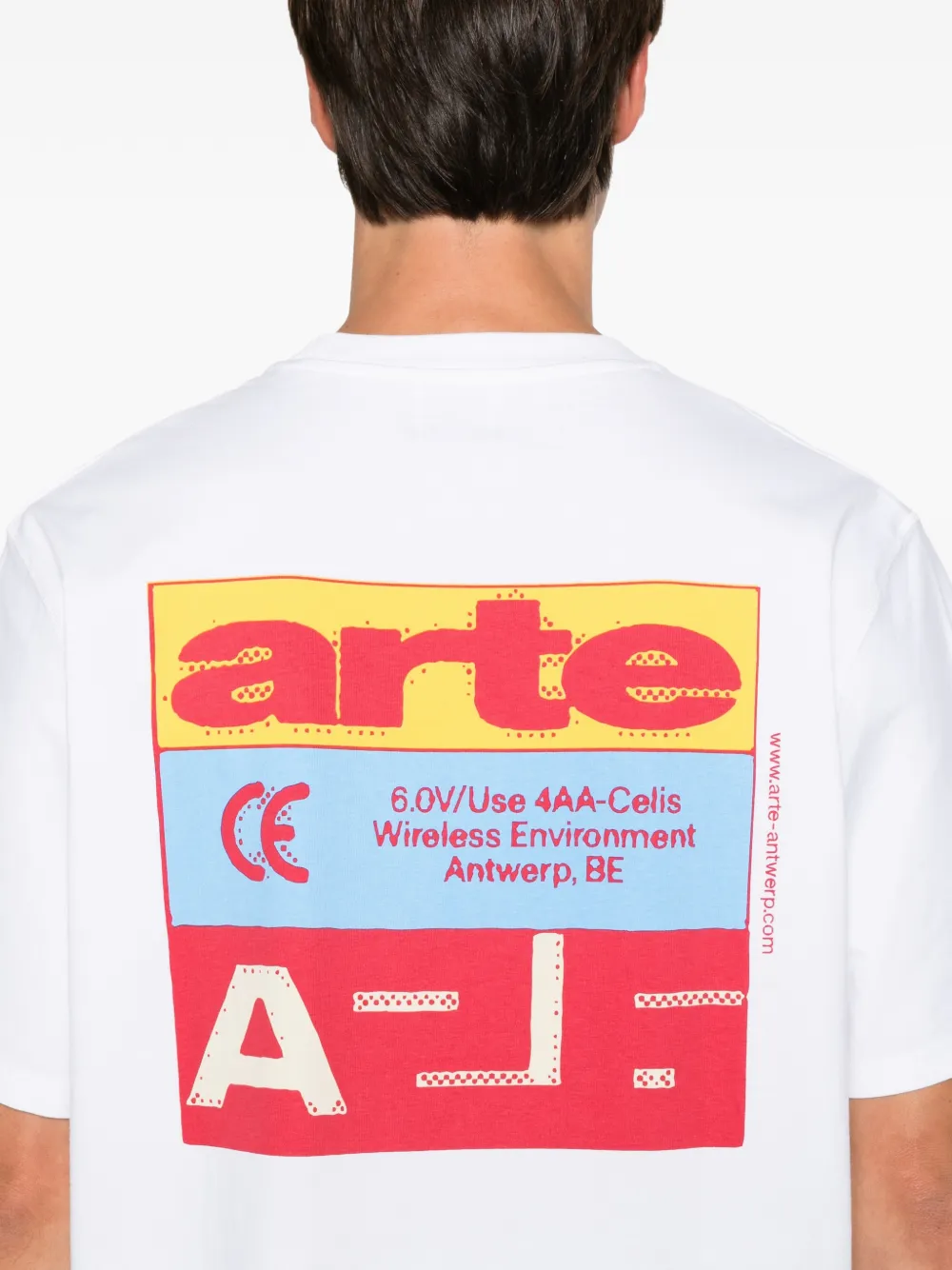 Arte Antwerp T-shirt met grafische print Wit