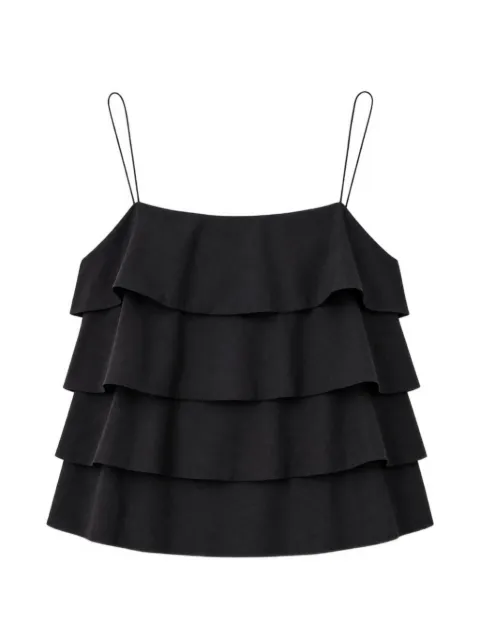 IRO Noise ruffled spaghetti-strap top