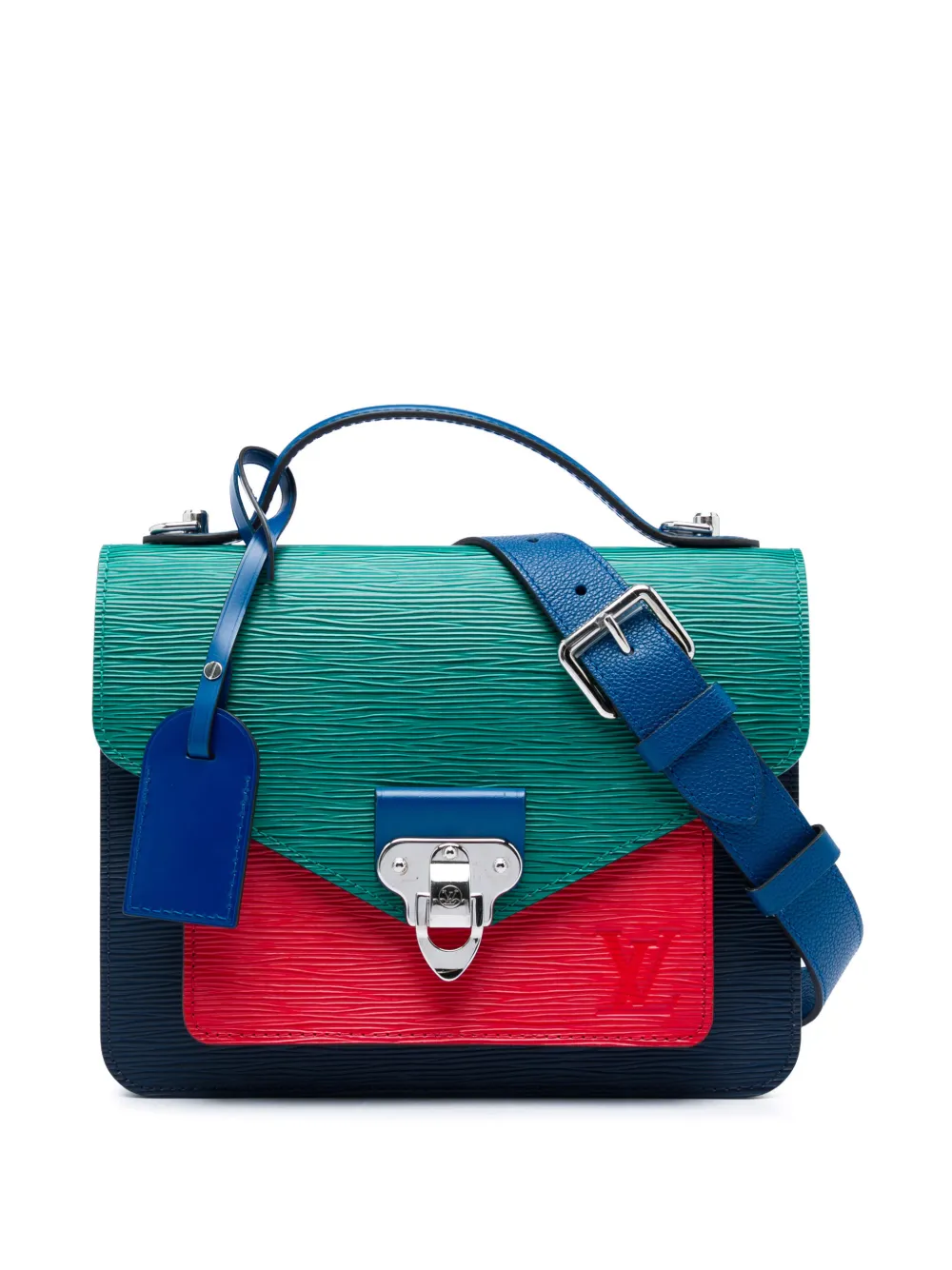 Louis Vuitton Pre-Owned 2019 Multicolor Epi Neo Monceau satchel - Green