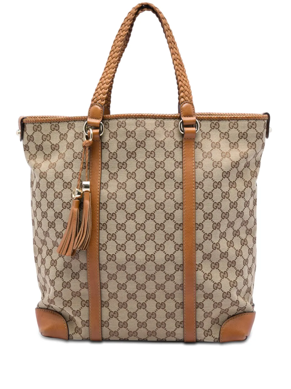 Gucci Pre-Owned Borsa tote Marrakech grande in tela GG 2016-2026 - Toni neutri
