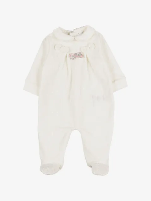 NANAN pijama de pana con detalle de lazo