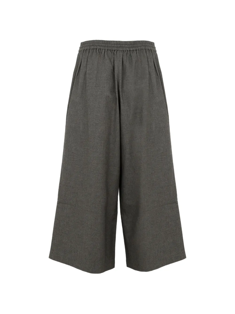 Yves Salomon drawstring wide-leg trousers Grijs