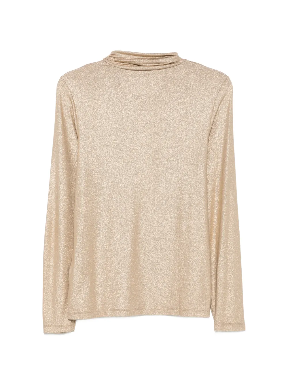 Majestic Filatures Top met metallic-effect Beige