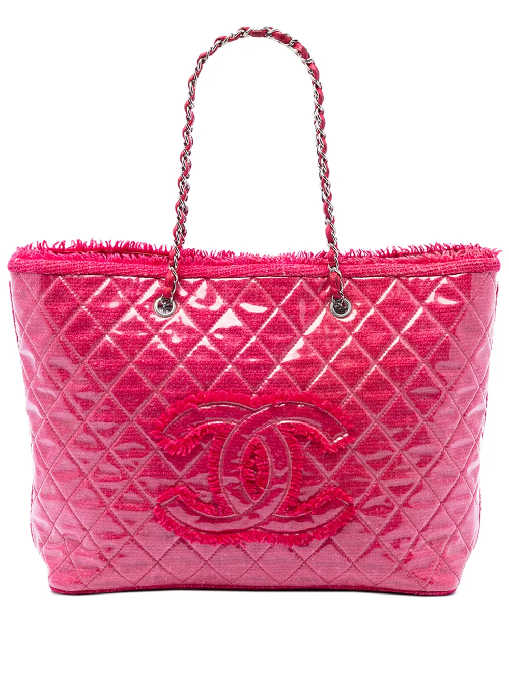 CHANEL Pre-Owned 2009-2010 gesteppte Funny Tote Bag - Rosa