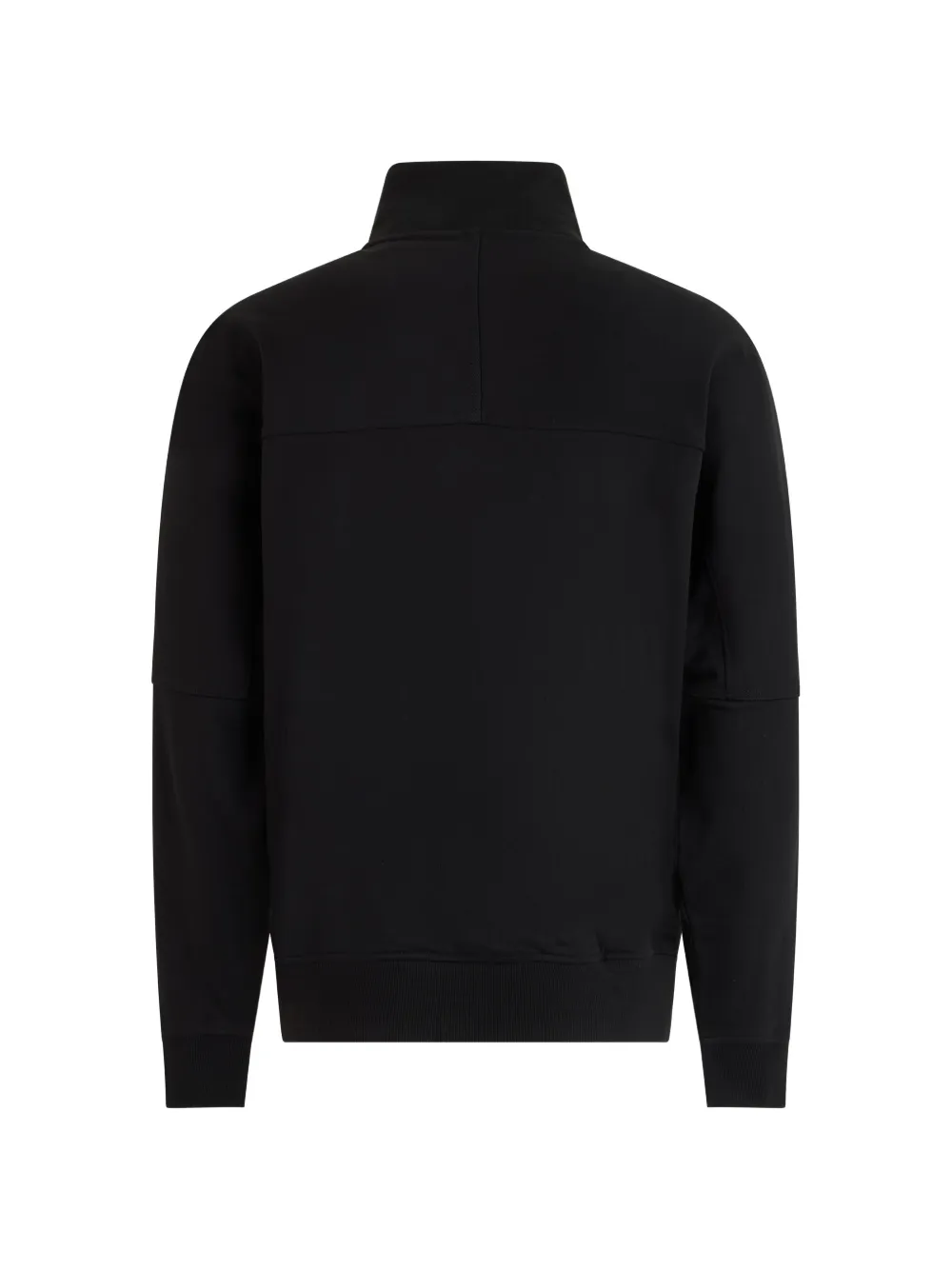 BOSS Sweater met geborduurd logo en hoge hals Zwart