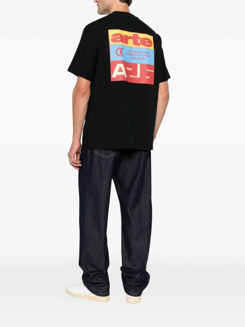 Arte Antwerp T-shirt met grafische print Zwart