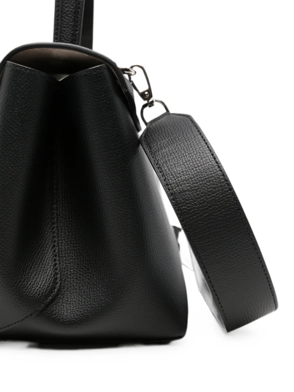 Emporio Armani 1981 leren handtas Zwart