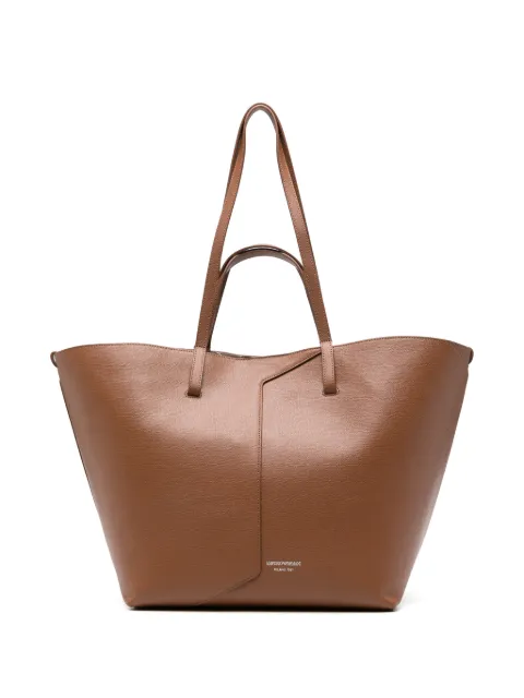 Emporio Armani Emporio Armani 1981 皮质购物袋