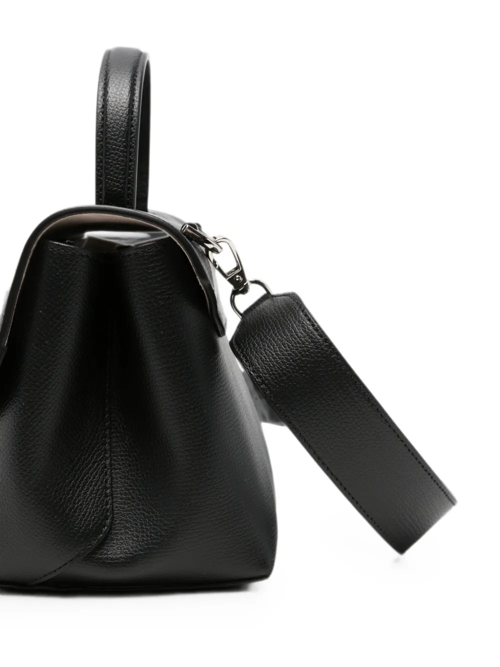 Emporio Armani 1981 leren mini-tas Zwart
