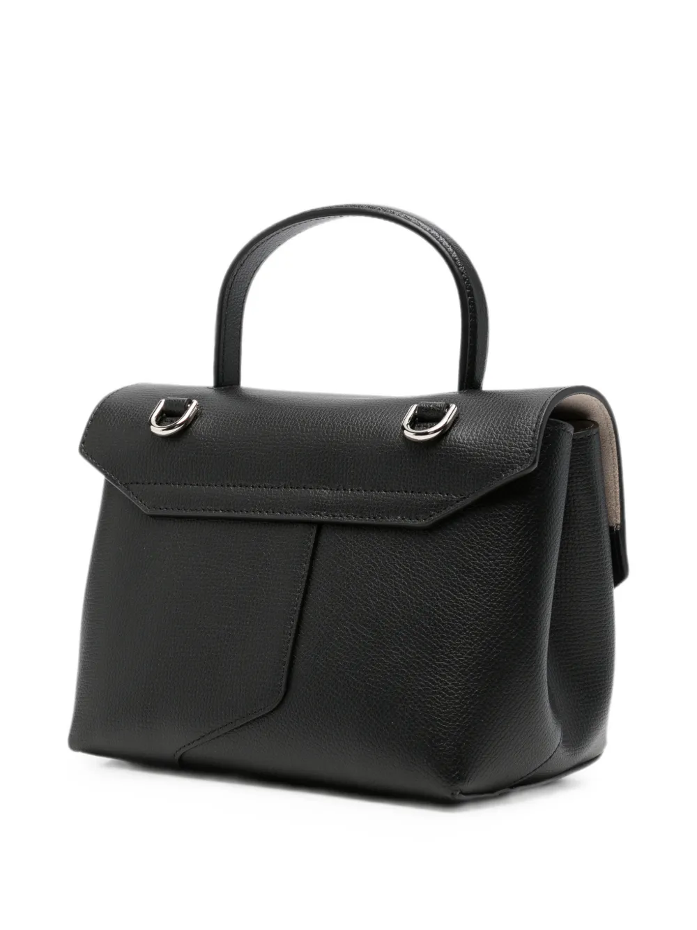 Emporio Armani 1981 leren mini-tas Zwart