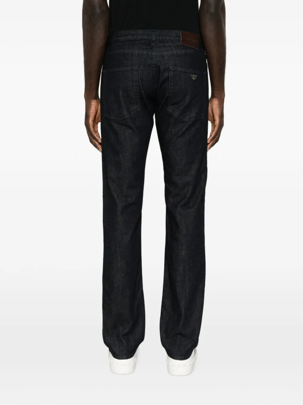 Emporio Armani Jeans met logoplakkaat Blauw