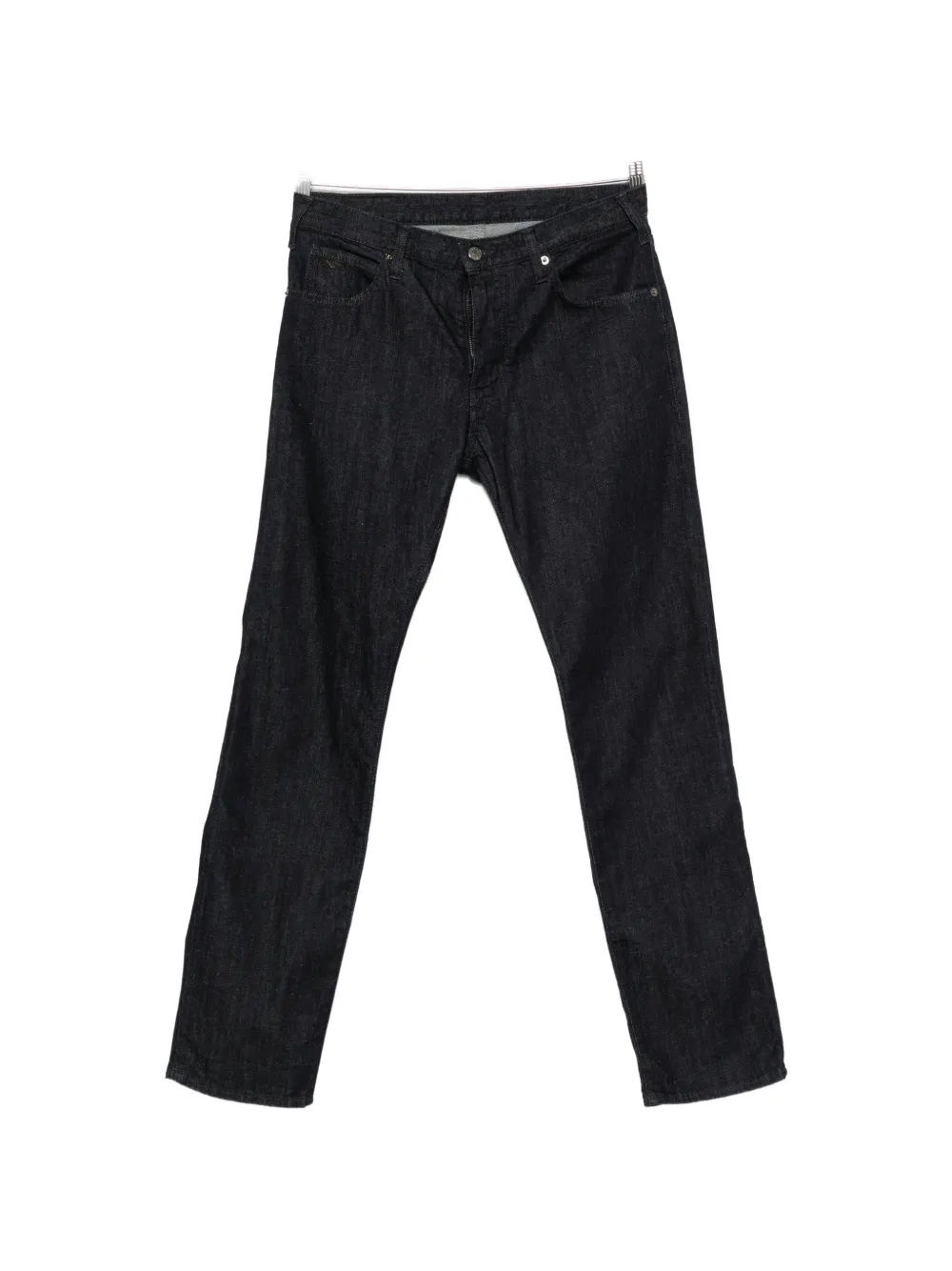 Emporio Armani logo-plaque jeans - Blu