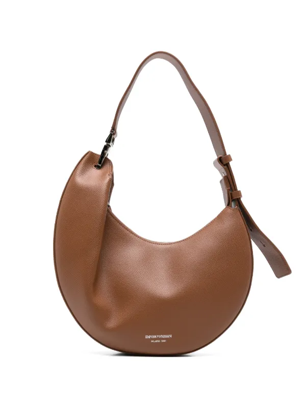 Emporio Armani Emporio Armani 1981 Leather Bag in Brown