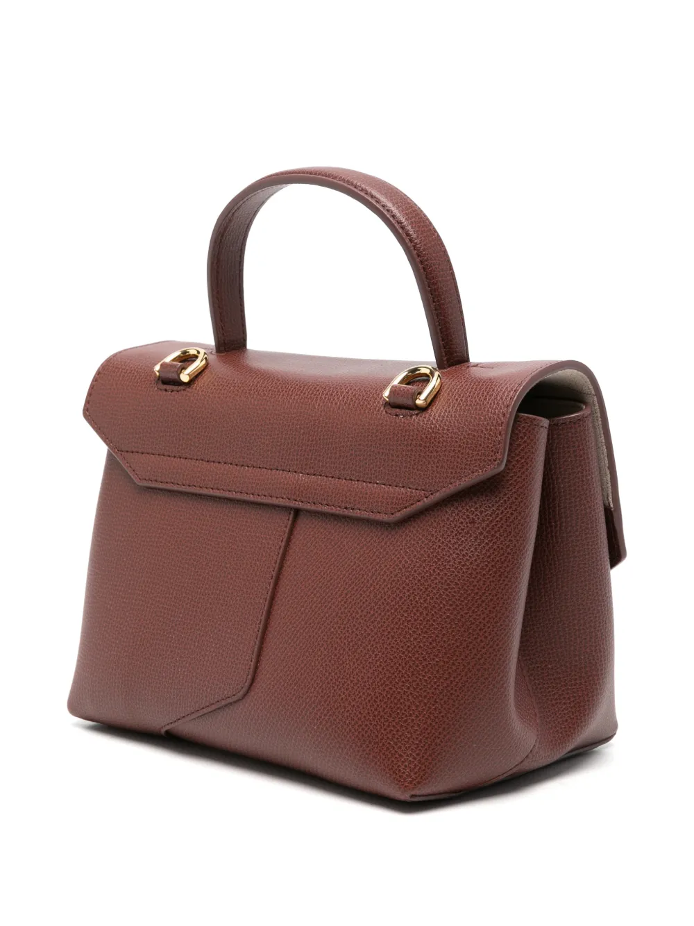 Emporio Armani 1981 leren mini-tas Bruin