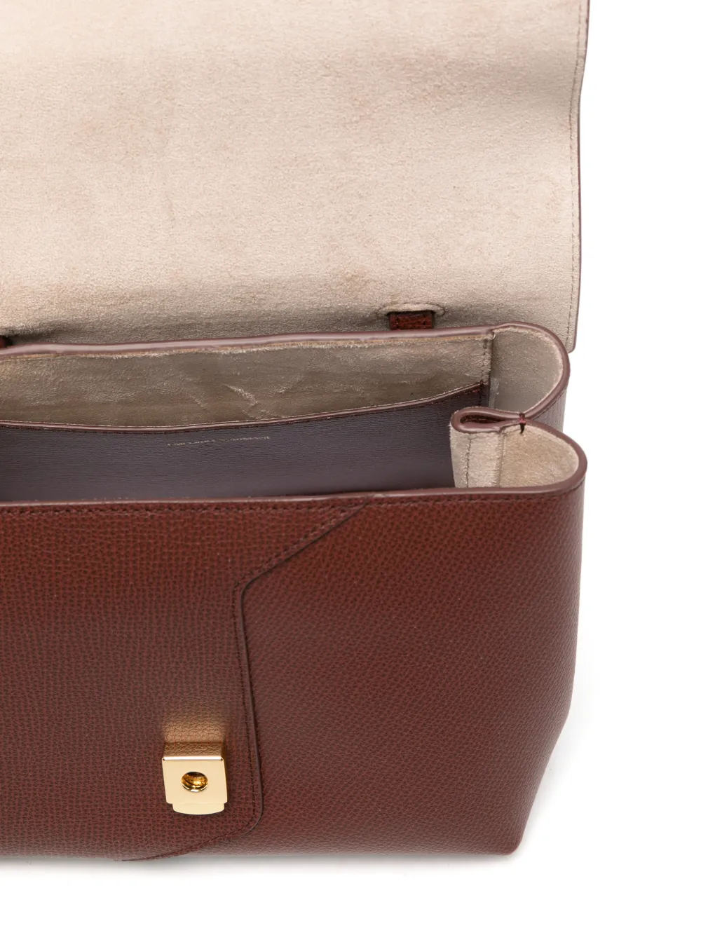 Emporio Armani 1981 leren mini-tas Bruin