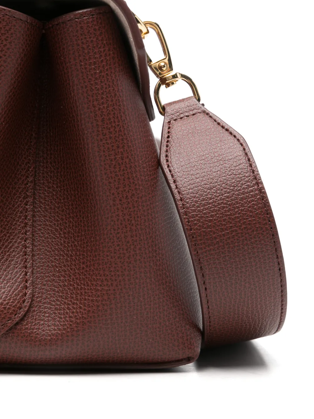 Emporio Armani 1981 leren mini-tas Bruin